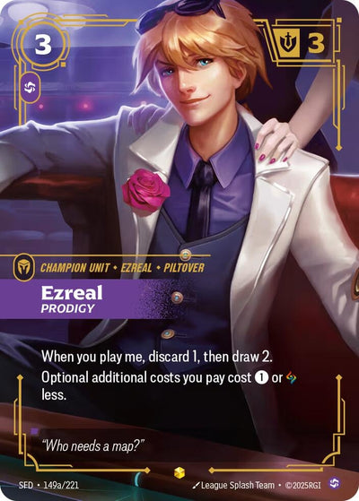 Ezreal - Prodigy (Alternate Art) (Spiritforged) (149a/221)
