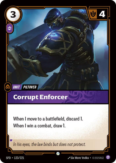 Corrupt Enforcer (Spiritforged) (123/221)