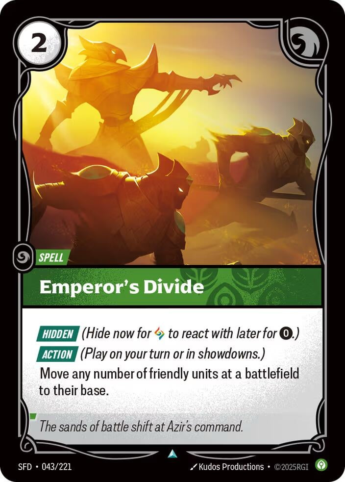 Image for Emperor's Divide (Spiritforged) (043/221) - Riftbound: League of Legends Trading Card Game