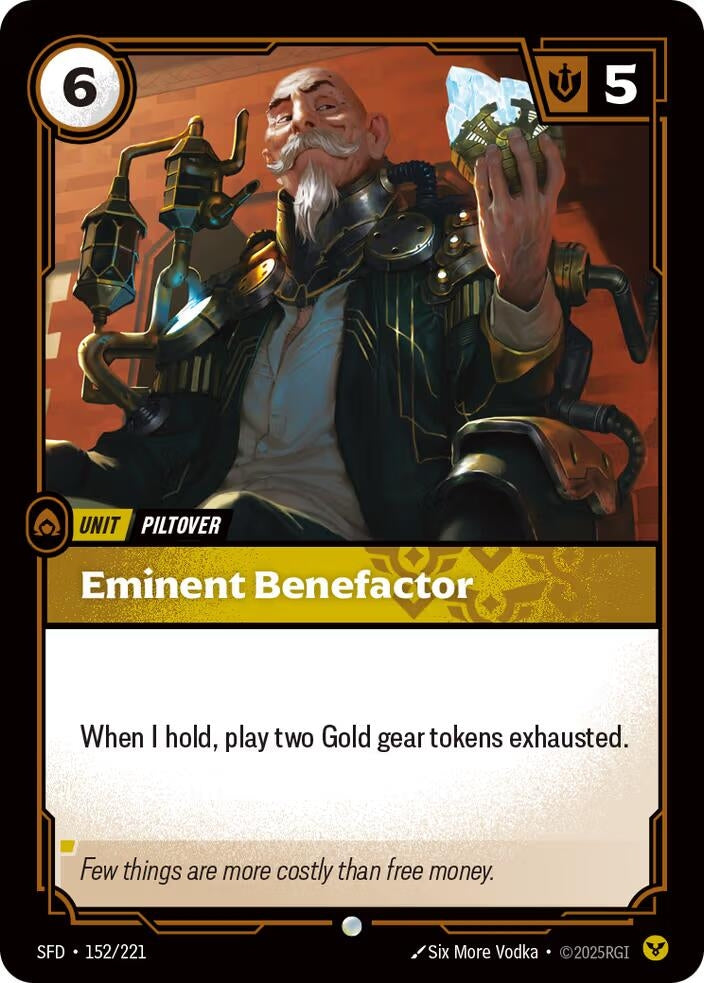 Image for Eminent Benefactor (Spiritforged) (152/221) - Riftbound: League of Legends Trading Card Game