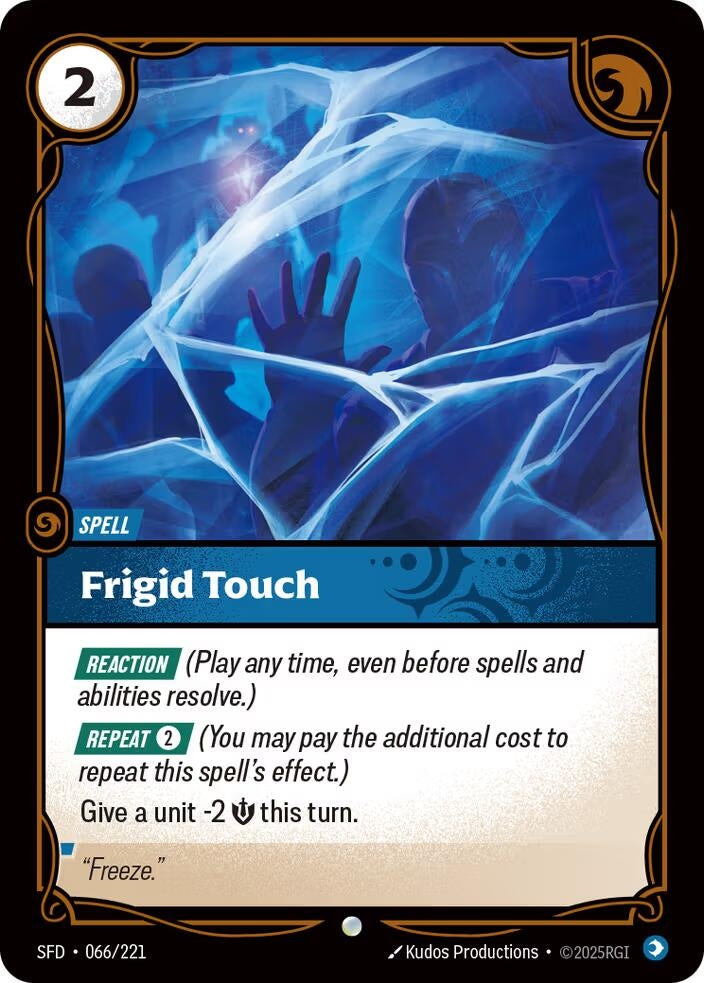 Image for Frigid Touch (Spiritforged) (066/221) - Riftbound: League of Legends Trading Card Game