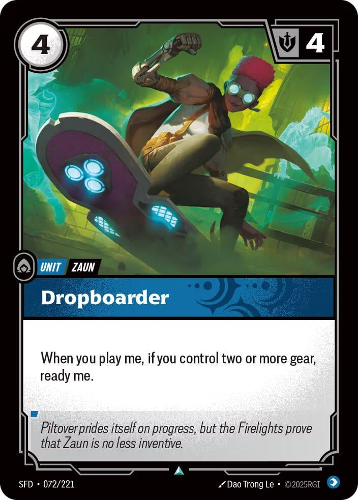 Image for Dropboarder (Spiritforged) (072/221) - Riftbound: League of Legends Trading Card Game