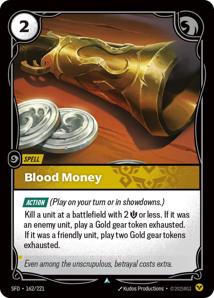 Image for Blood Money (Spiritforged) (162/221) - Riftbound: League of Legends Trading Card Game
