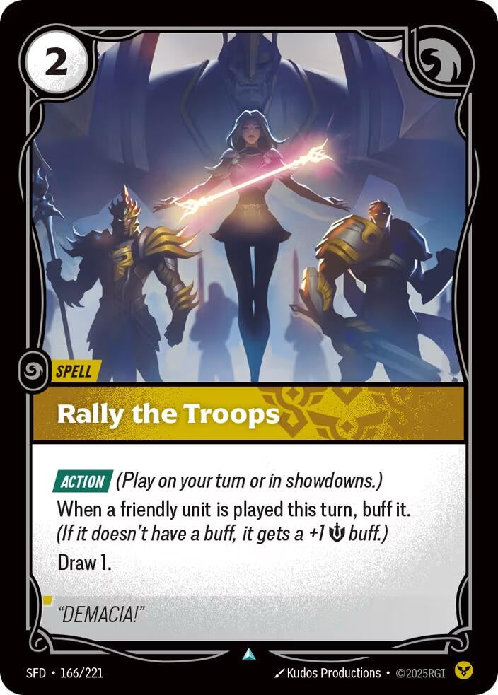 Image for Rally the Troops (Spiritforged) (166/221) - Riftbound: League of Legends Trading Card Game