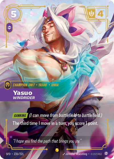 Yasuo - Windrider (Overnumbered) (Spiritforged) (235/221)