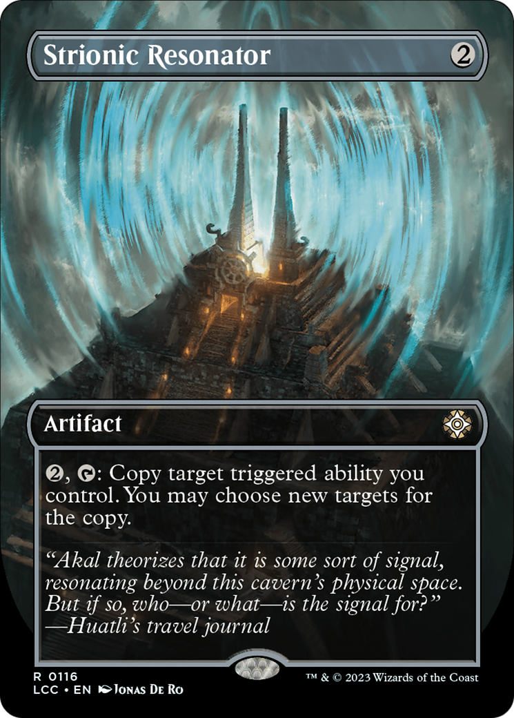 Strionic Resonator (Borderless) [The Lost Caverns of Ixalan Commander]