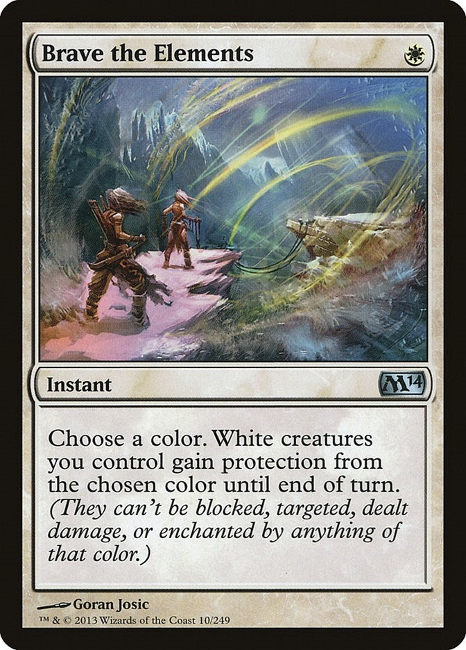 Image for Brave the Elements (10) (M14) - Magic: The Gathering