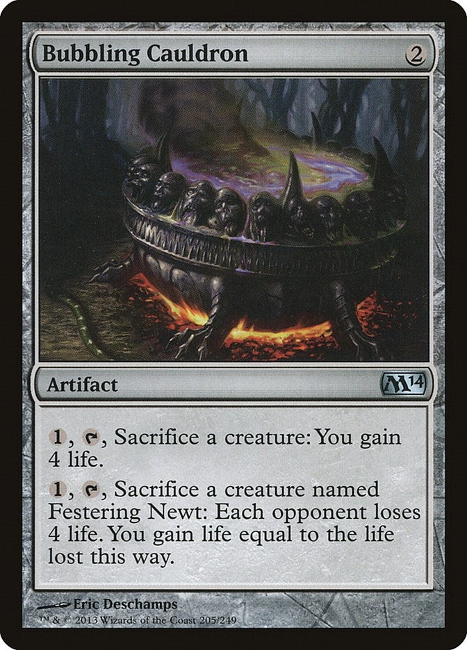 Image for Bubbling Cauldron (205) (M14) - Magic: The Gathering