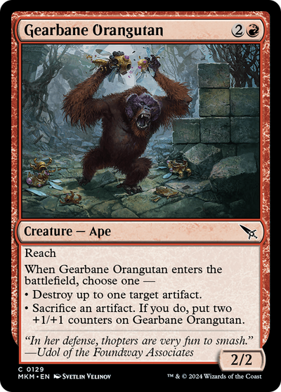 Gearbane Orangutan (129) (MKM)