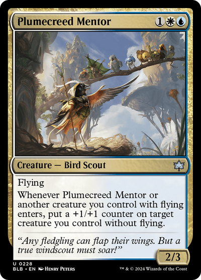 Plumecreed Mentor (228) (BLB)