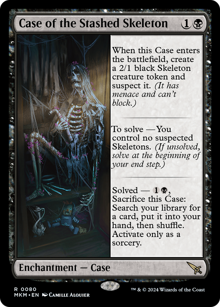 Case of the Stashed Skeleton (80) (MKM)