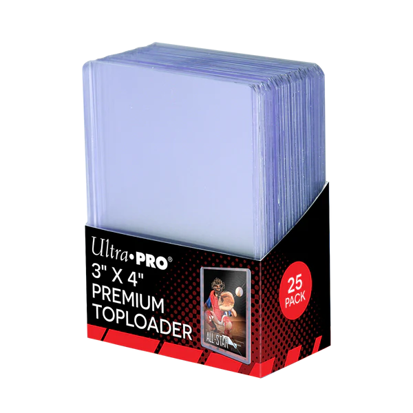 3" x 4" Ultra Clear Premium Toploaders (25ct)