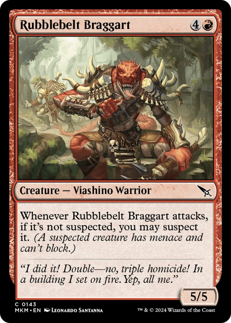 Rubblebelt Braggart (143) (MKM)