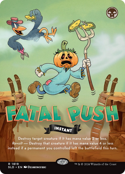 Fatal Push (1819) (Rainbow Foil) [Secret Lair Drop Series]