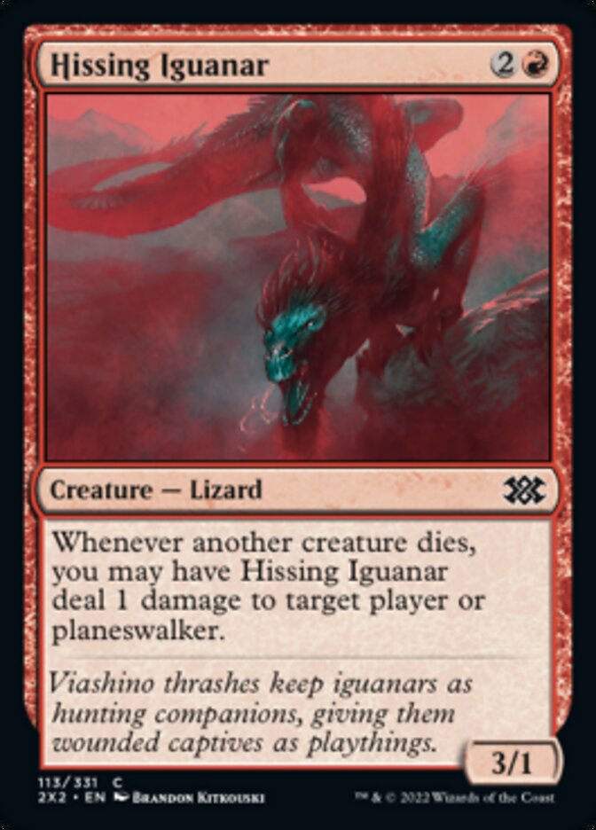 Hissing Iguanar (113) (2X2)