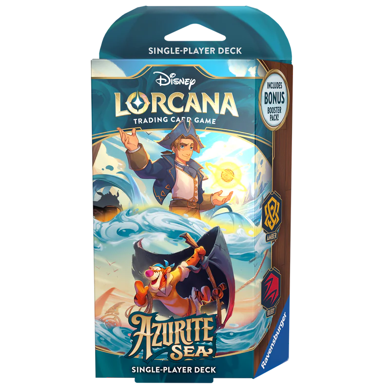 Disney Lorcana - Azurite Sea - Amber Ruby Starter