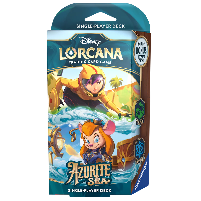 Disney Lorcana - Azurite Sea - Emerald and Sapphire Starter Deck