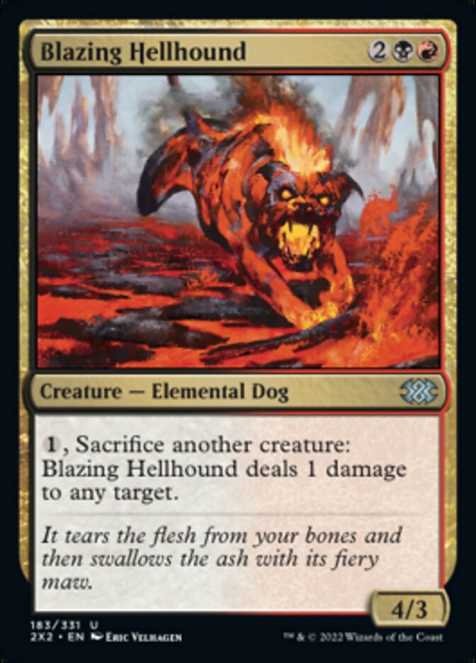 Blazing Hellhound (183) (2X2)