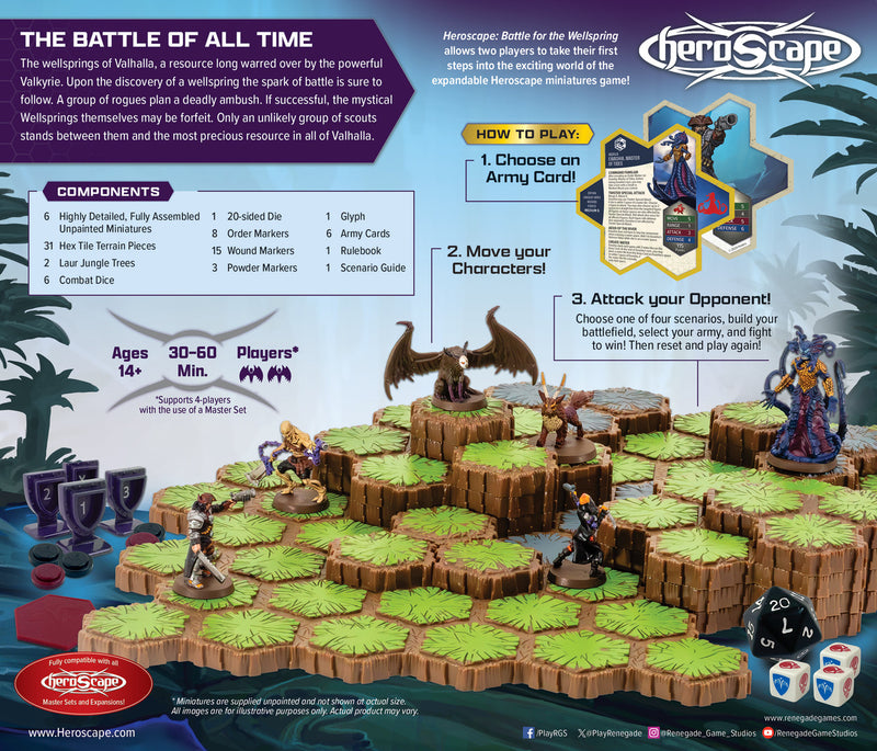 Heroscape: Battle for the Wellspring Battle Box