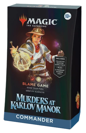 Murders at Karlov Manor Blame Game Commander Deck