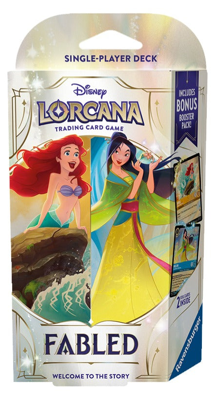 Disney Lorcana Set 9 - Fabled - Amber/Amethyst Starter Deck