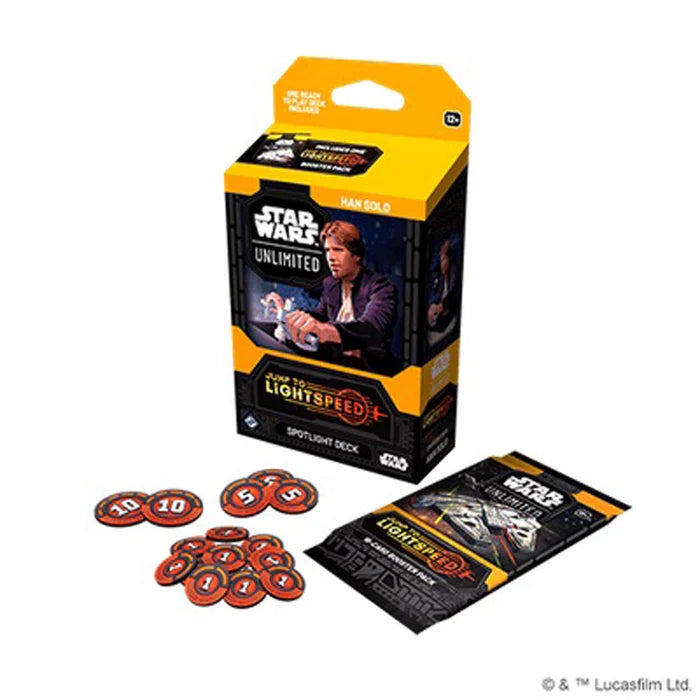 Star Wars Unlimited Jump to Lightspeed Han Solo Spotlight Deck