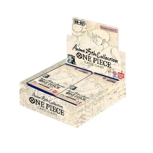 One Piece TCG: Extra Booster Anime 25th Collection Diplay Box - 24 Packs [EB-02]