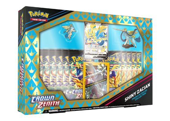 Pokemon TCG: Crown Zenith Shiny Zacian Premium Figure Collection