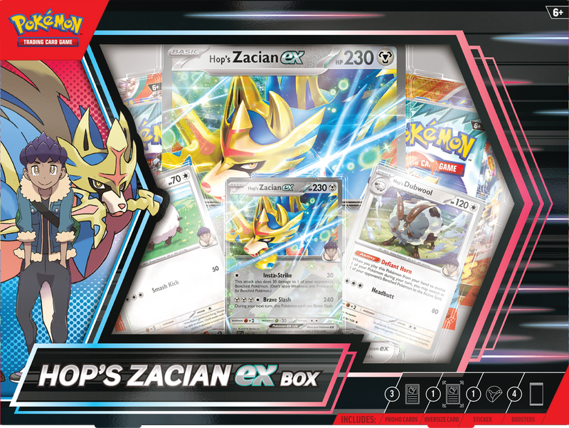 Pokemon - Hop's Zacian EX Box