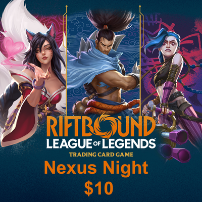 Ticket: Riftbound: Nexus Nights - 22 Nov 2025 at 05:00 PM