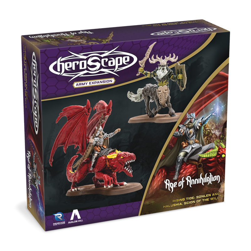 Heroscape: Rising Tide Sonlen & Halushia, Scion of the Wild Army Expansion