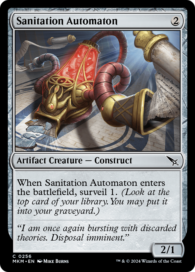 Sanitation Automaton (256) (MKM)