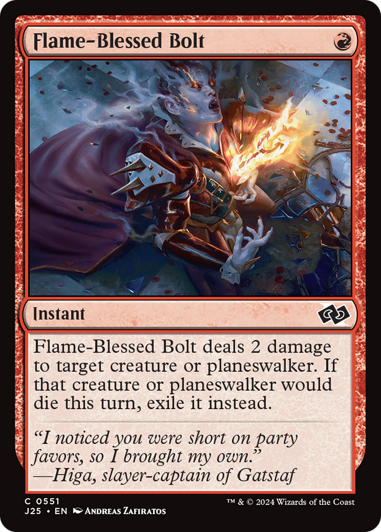 Flame-Blessed Bolt [Foundations Jumpstart]