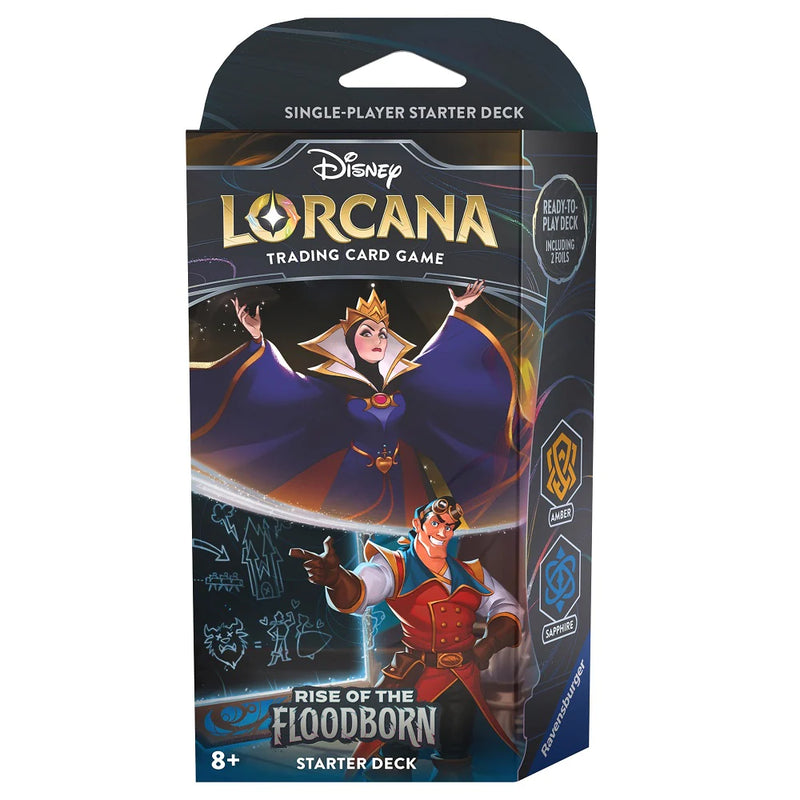 Disney Lorcana - Rise of the Floodborn Starter Deck Amber and Sapphire