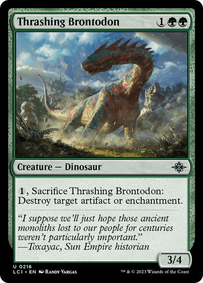 Thrashing Brontodon (216) (LCI)