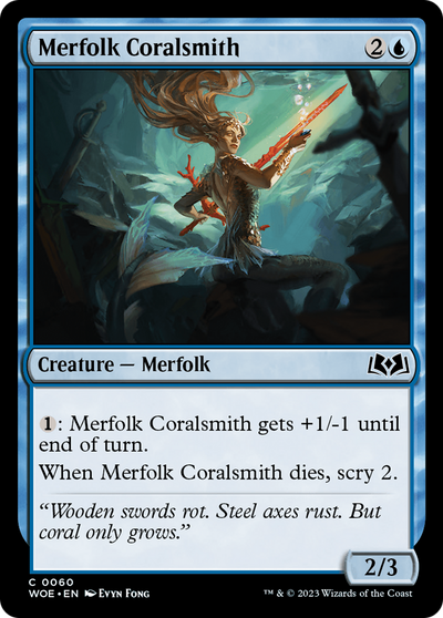 Merfolk Coralsmith (60) (WOE)