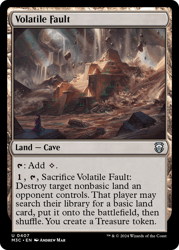 Volatile Fault (Ripple Foil) [Modern Horizons 3 Commander]