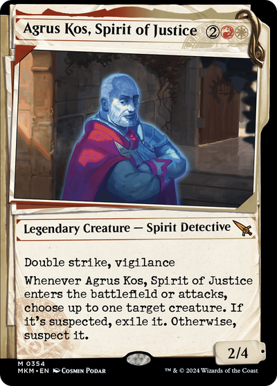 Agrus Kos, Spirit of Justice (Showcase) (354) (MKM)