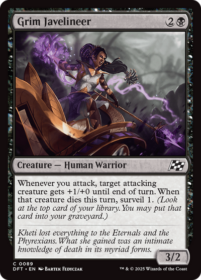 Grim Javelineer (89) (DFT)