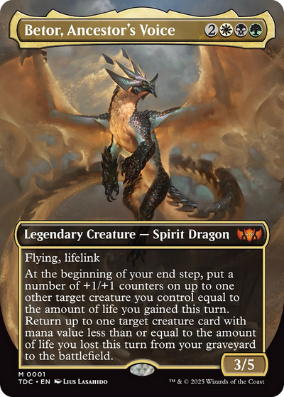Betor, Ancestor's Voice (Borderless) [Tarkir: Dragonstorm Commander]