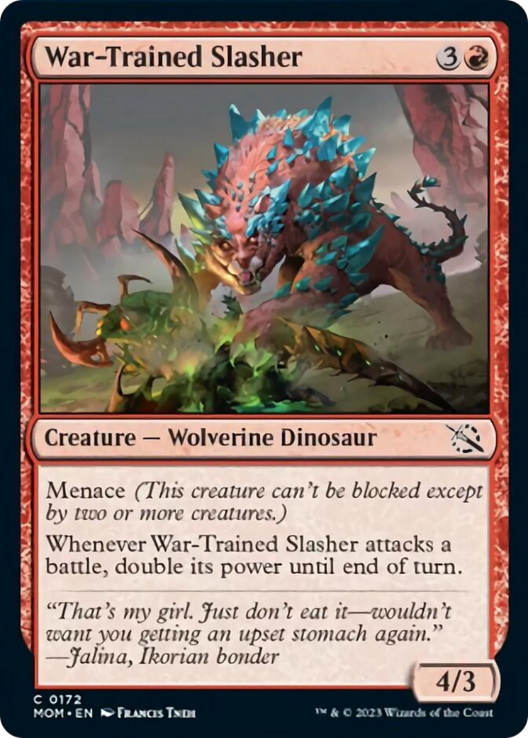 War-Trained Slasher (172) (MOM)