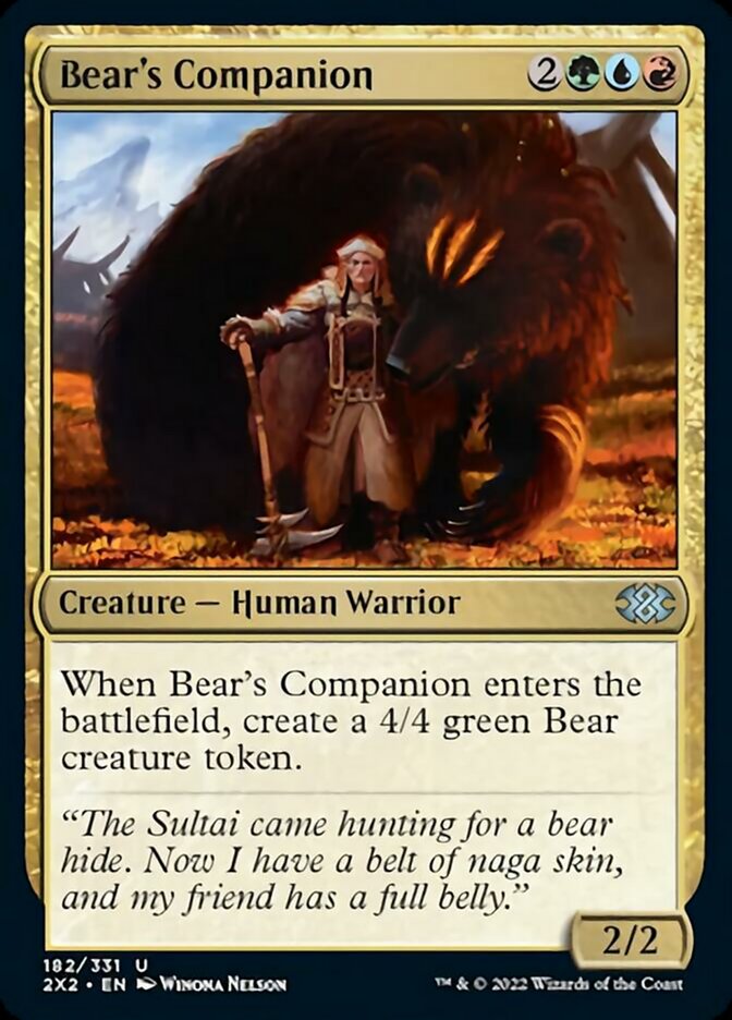 Bear's Companion (182) (2X2)