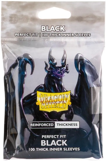 Dragon Shield Perfect Fit - Thick Inner Sleeves - Black