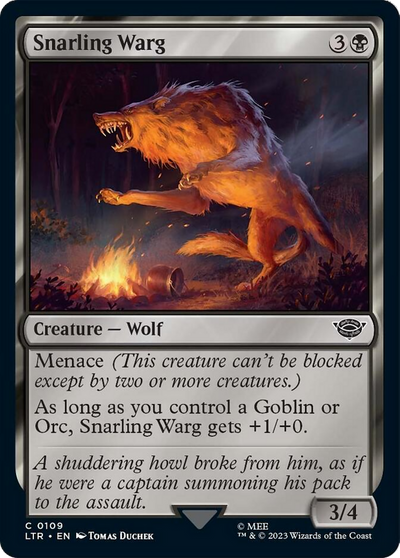 Snarling Warg (109) (LTR)