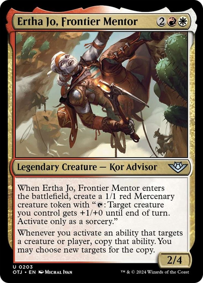 Ertha Jo, Frontier Mentor (203) (OTJ)
