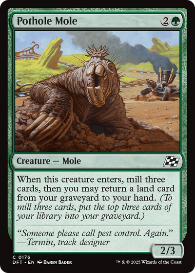 Pothole Mole (176) (DFT)