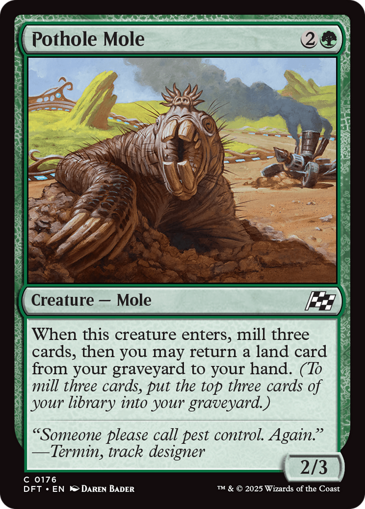 Pothole Mole (176) (DFT)