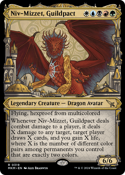 Niv-Mizzet, Guildpact (Showcase) (319) (319) (MKM)