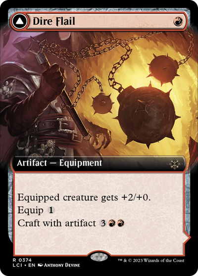 Dire Flail (Extended Art) (374) (LCI)