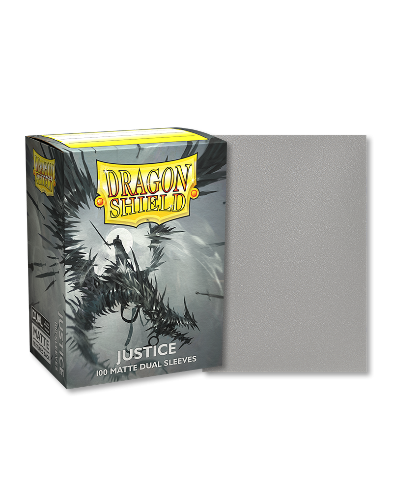 Dragon Shield Sleeves: Matte Dual - Justice (100)